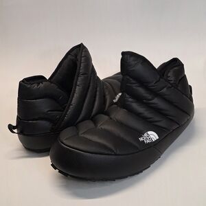 New The North Face ThermoBall Traction Booties Slippers Shoes Black Men's 10